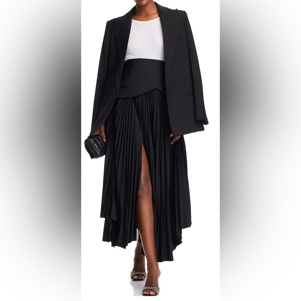 A.W.A.K.E. MODE Maxi Pleated Skirt